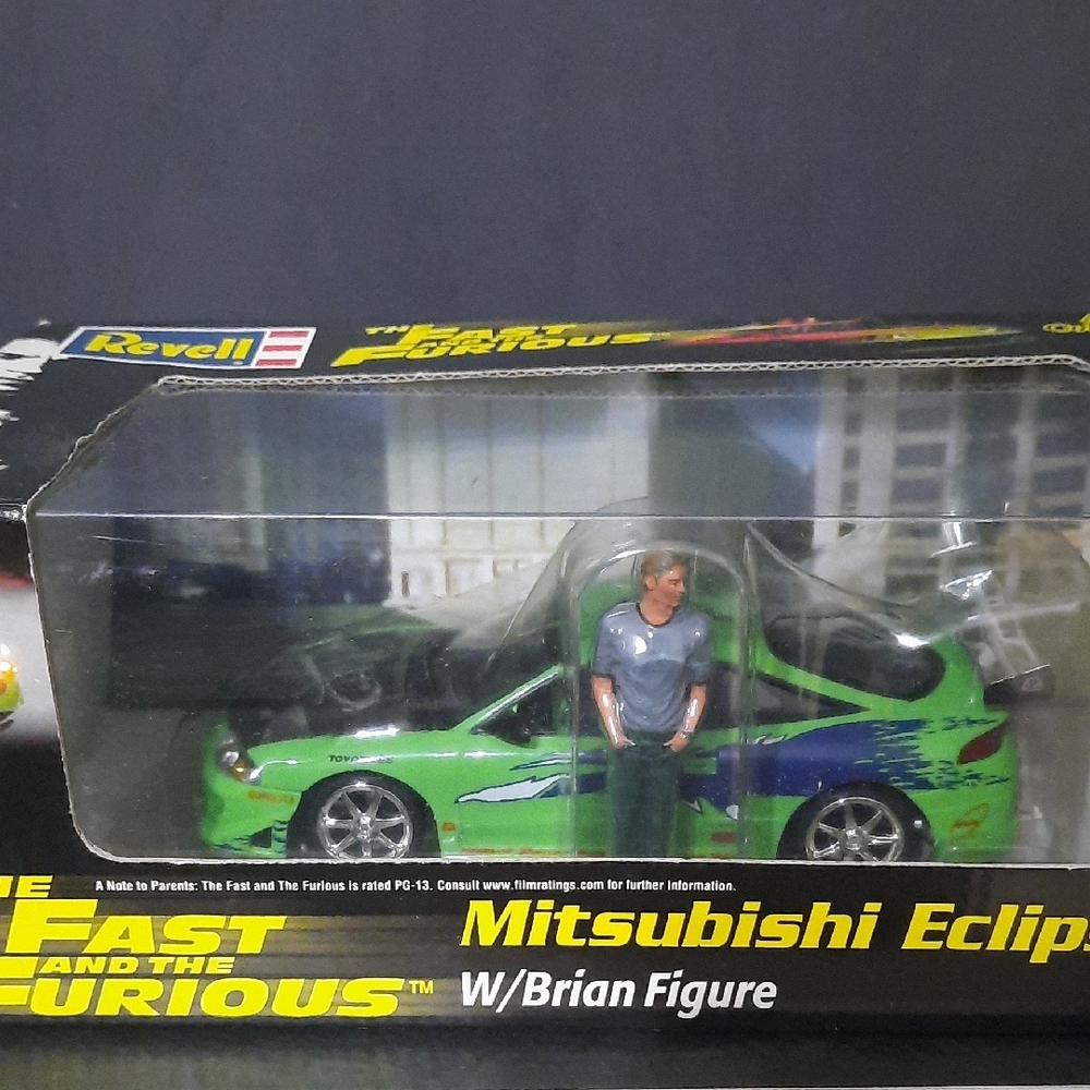 Revell Mitsubishi Eclipse Model with Brian Figure Adult Collectible - Picture 14 of 14